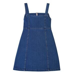 Denim Co Zip Front Denim Mini Dress Size 8